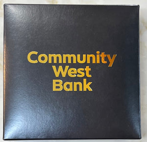 COMMUNITY WEST BANK 12 PIECE CHOCOLATES